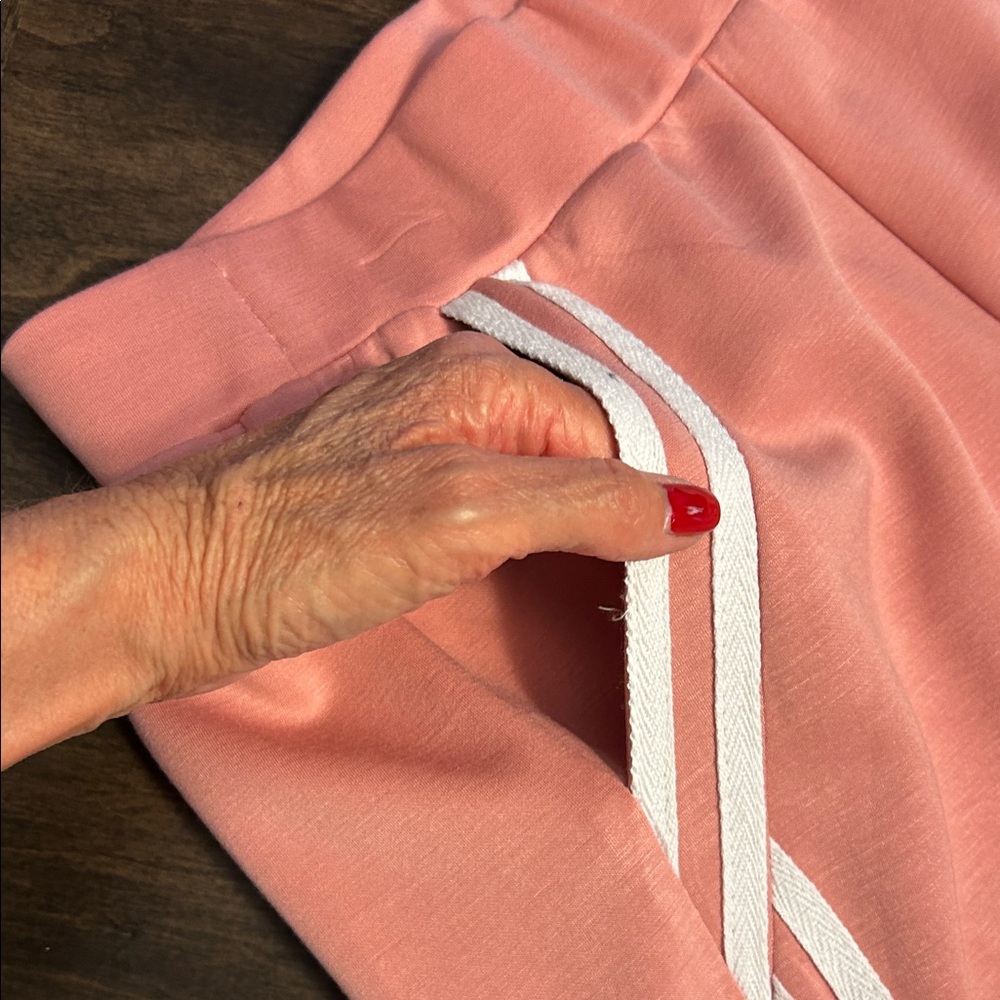 Pink Tracksuit with White Stripes - Picture 6 of 10